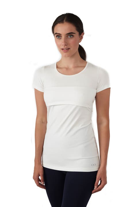 Modern Eternity Nia Short Sleeve Maternity & Nursing Top