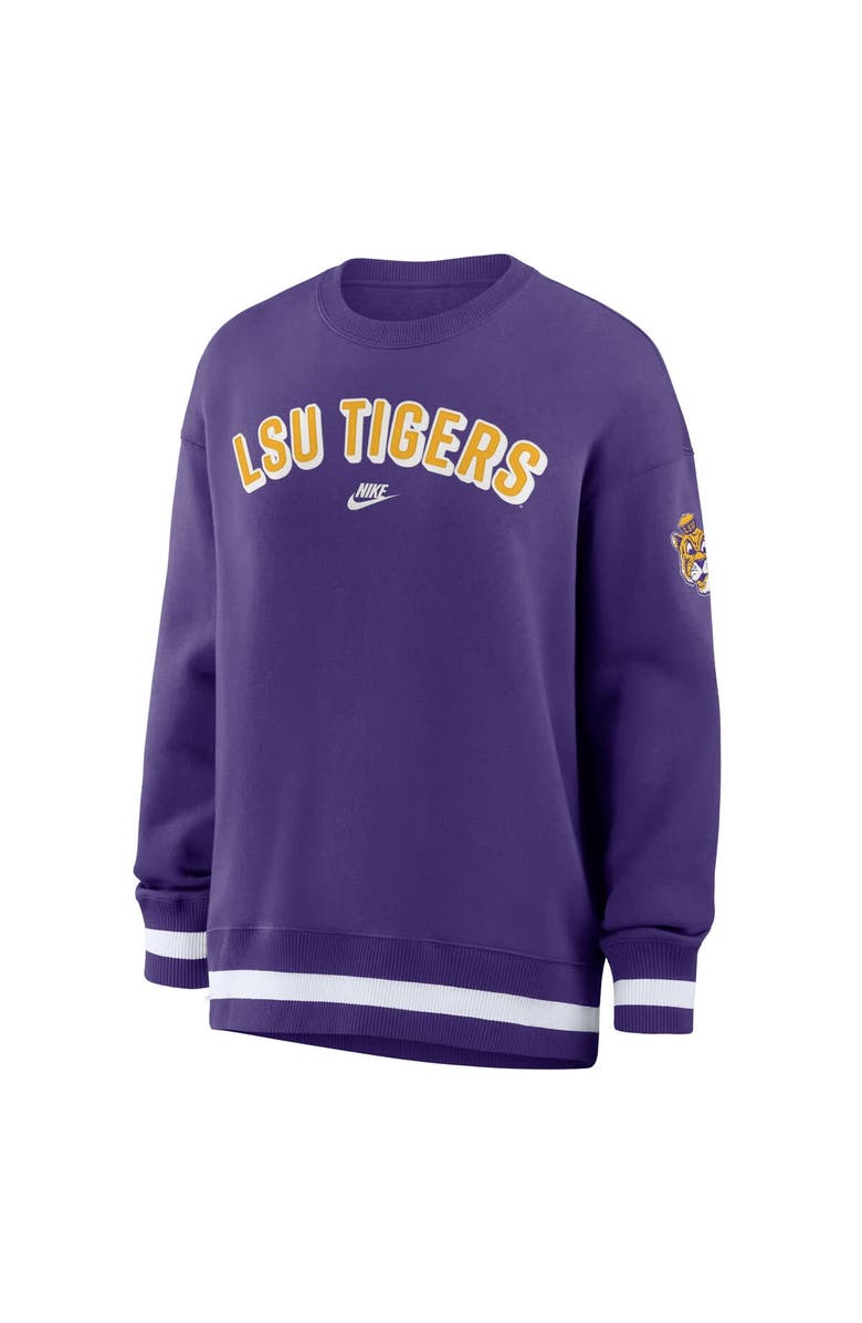 Nike Women's Nike Purple LSU Tigers Oversized Legacy Phoenix Sweatshirt, Alternate, color, Purple