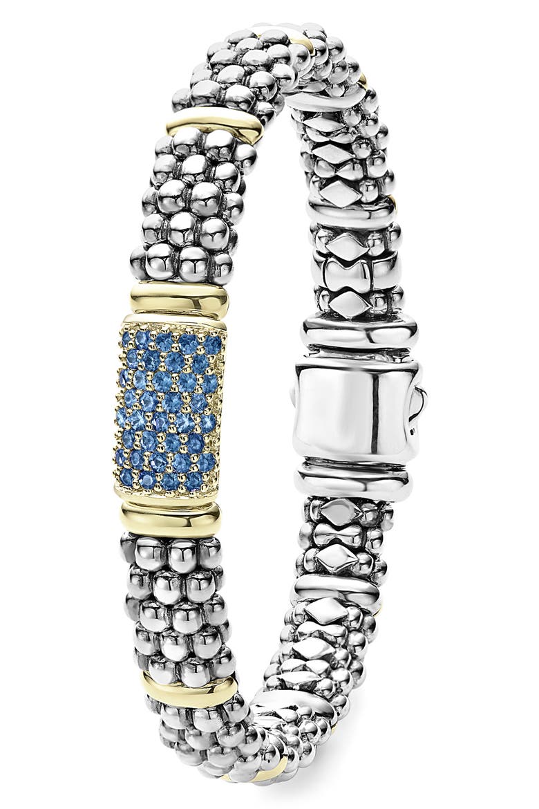 Signature Caviar Rope Bracelet, Alternate, color, SILVER