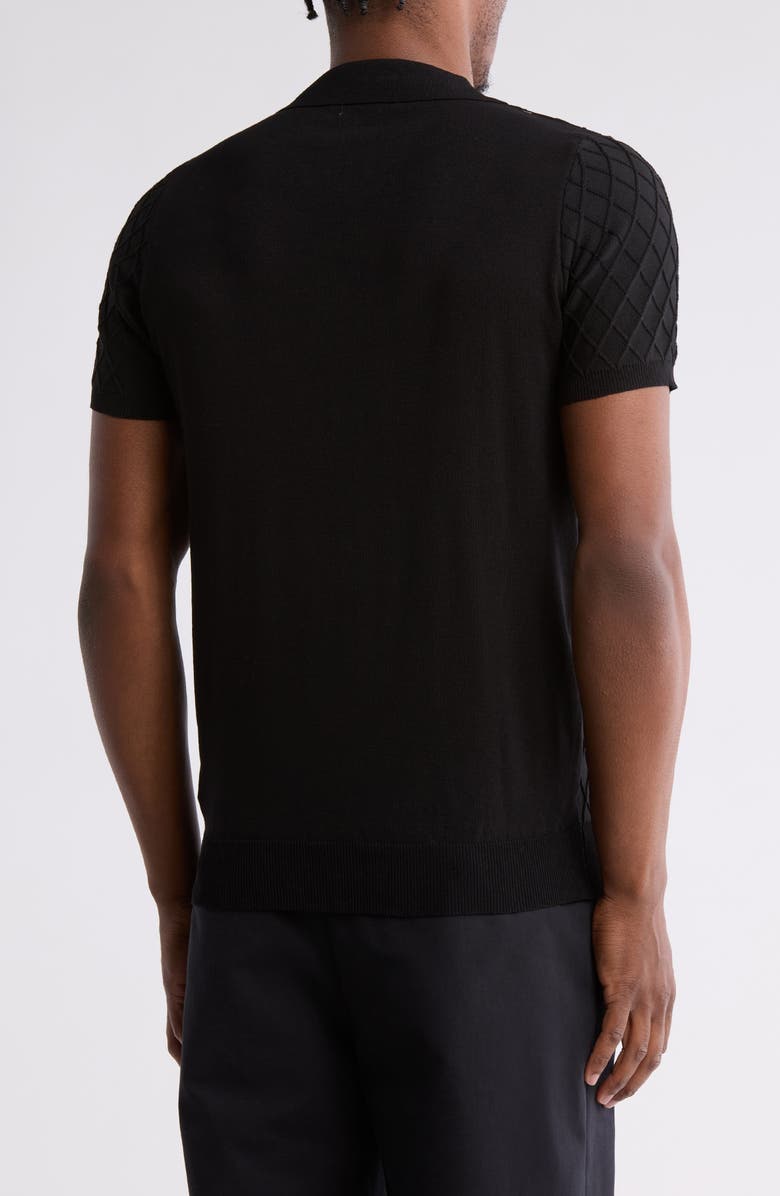 Short Sleeve Slim Fit Polo Sweater