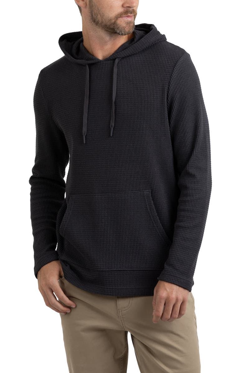 Rainforest Cabin Waffle Knit Hoodie, Alternate, color, 