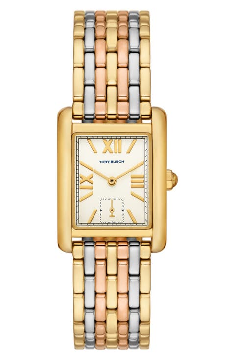 Eleanor Stainless Steel Bracelet Watch, 25mm x 34mm