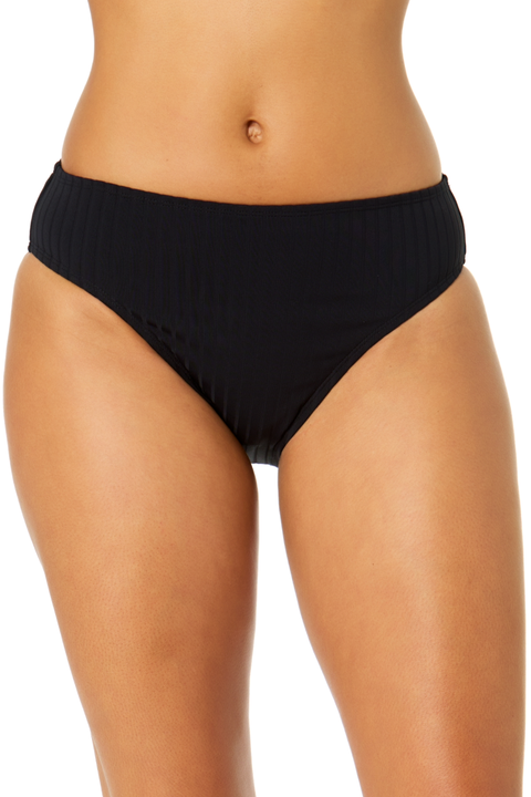 Women's Luna Snap Solid Clean Midrise Swim Bottom