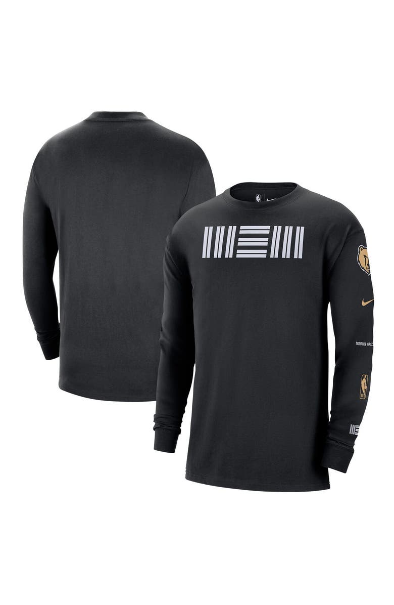 Nike Men's Nike Black Memphis Grizzlies 2023/24 City Edition Max90 Expressive Long Sleeve T-Shirt, Main, color, 