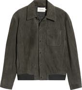 FRAME Suede Bomber Jacket