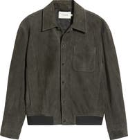FRAME Suede Bomber Jacket