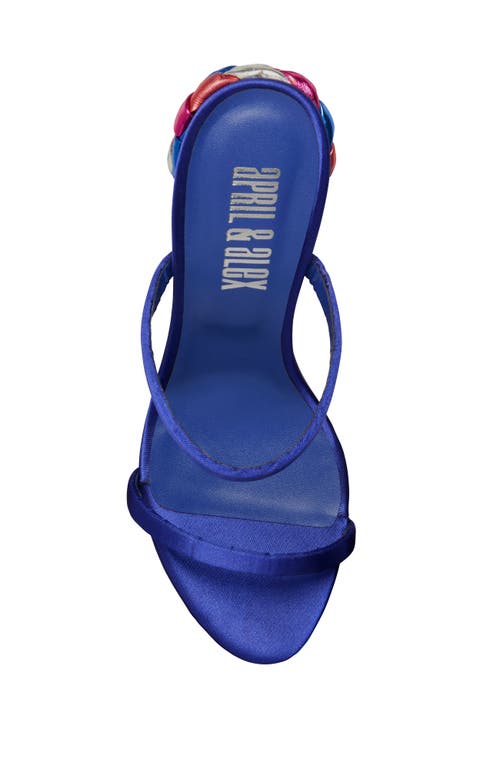April & Alex Bianca Heel In Blue
