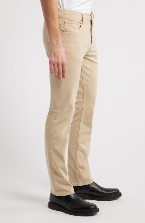 Frame Modern Straight Leg Jeans In Beige