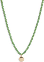 Nordstrom Beaded Charm Pendant Necklace