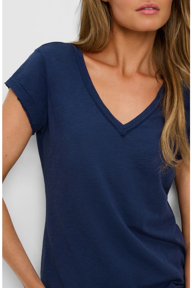Baxter Raw Edge Supima® Cotton T-Shirt, Alternate, color, NOCTURNAL