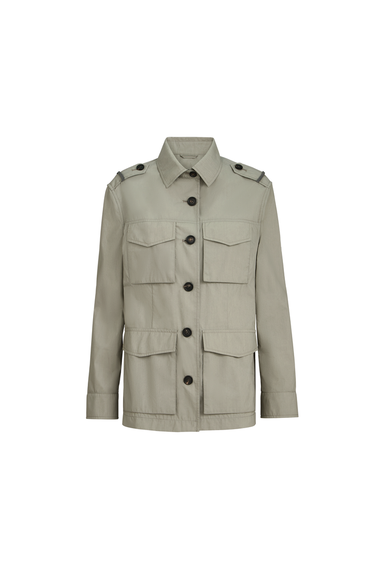 Outerwear with monili, Alternate, color, Khaki