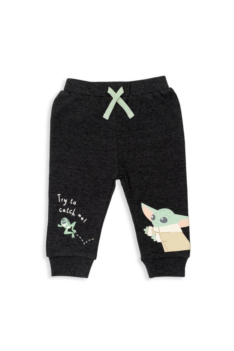 2-Pack Jogger Pants, Alternate, color, Grogu Charcoal Green