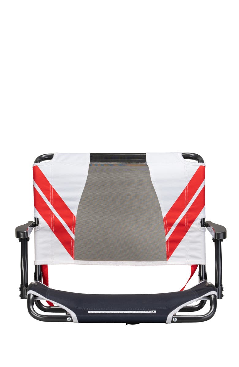 GCI Big Comfort Stadium Chair With Armrests, Alternate, color, Indigo/White/Red