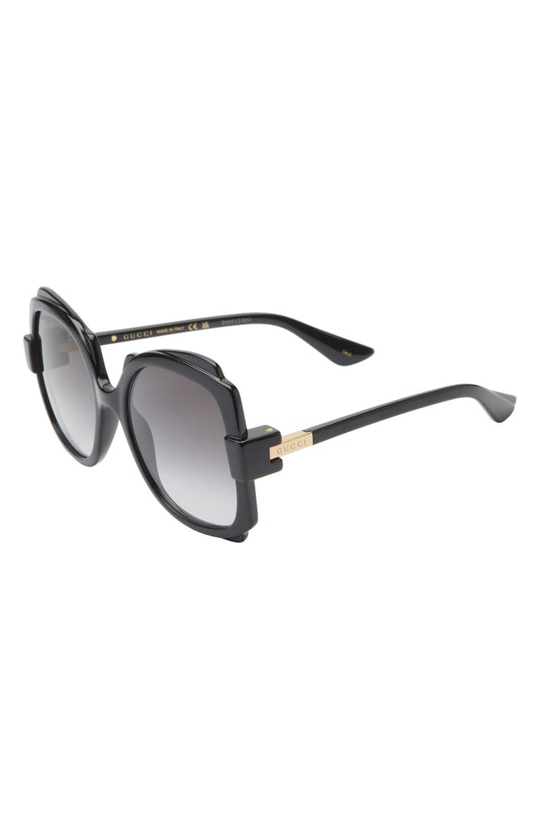 Gucci 57mm Solstice Oversize Sunglasses, Alternate, color,