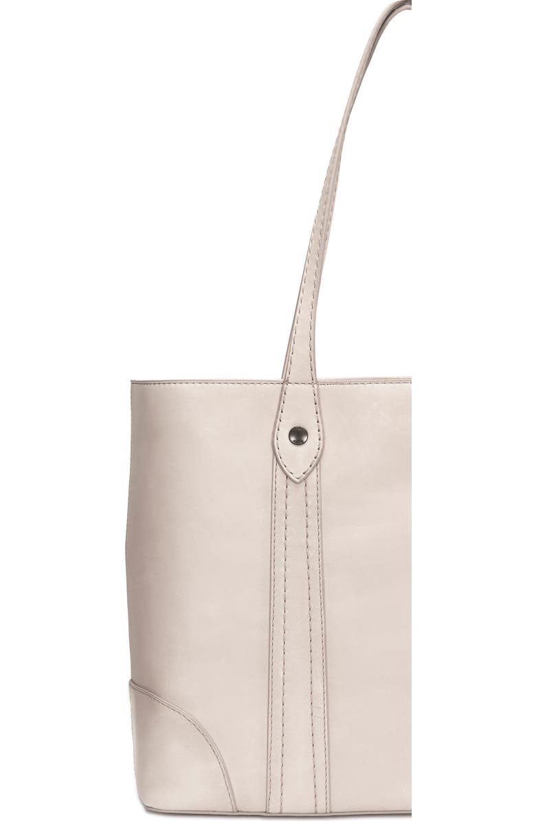 Frye Melissa Leather Shopper, Alternate, color, Ivory
