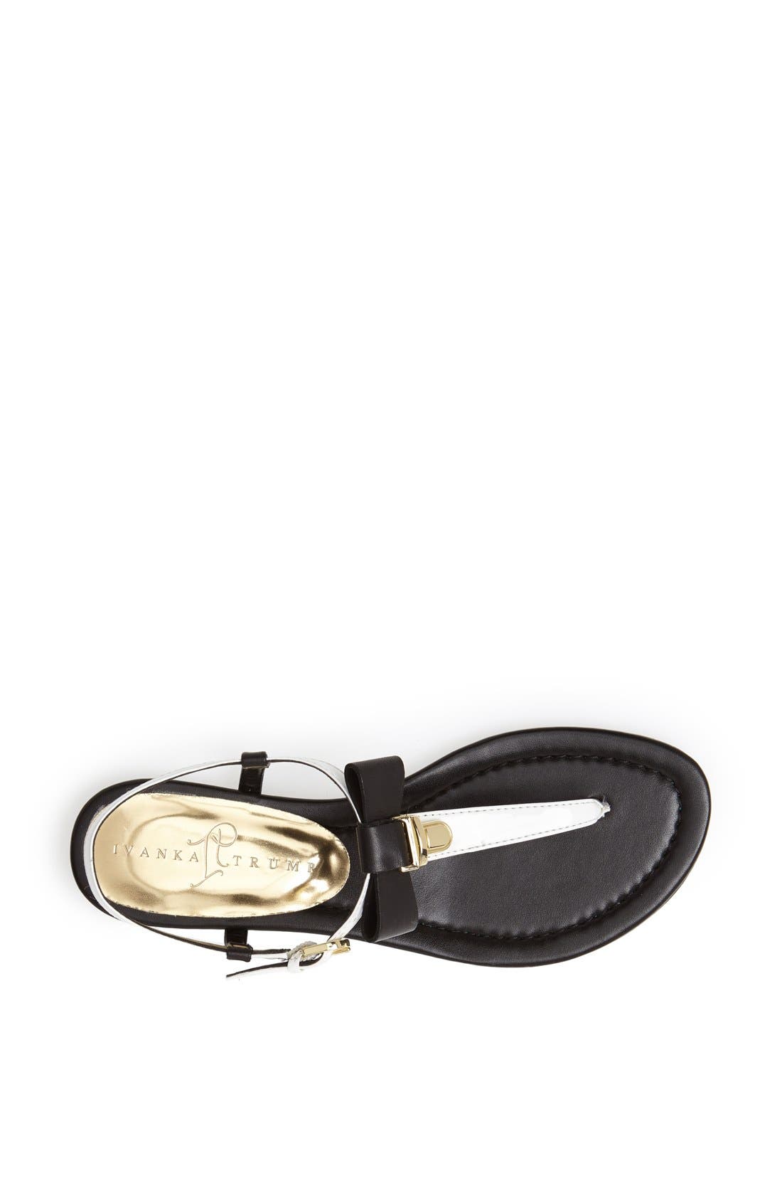 'Radon II' Sandal, Alternate, color, BLACK/ BIANCO