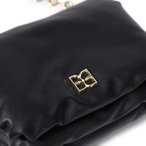 Belle & Bloom Hanging On Pillow Leather Handbag In Black