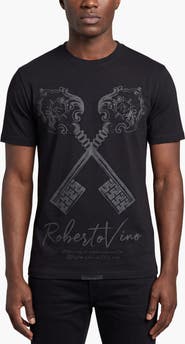 Roberto Vino Vino Keys Slim fit Tee