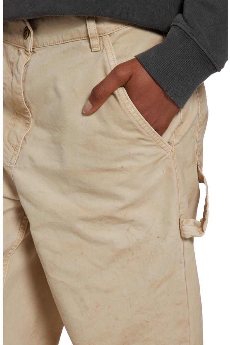Workwear Cotton Cargo Pants, Alternate, color, ECRU