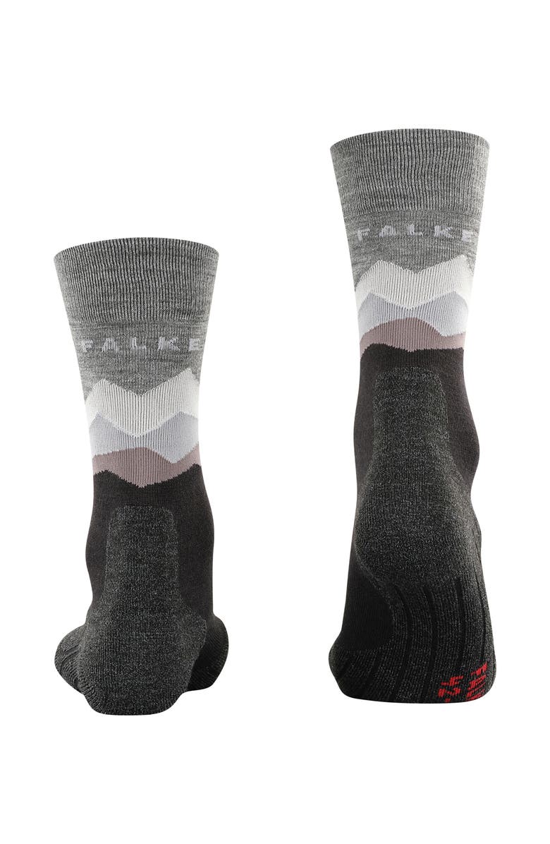 Falke TK2 Explore Crest Hiking Socks, Alternate, color, Black