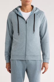 Kenneth Cole Active Scuba Knit Zip Hoodie