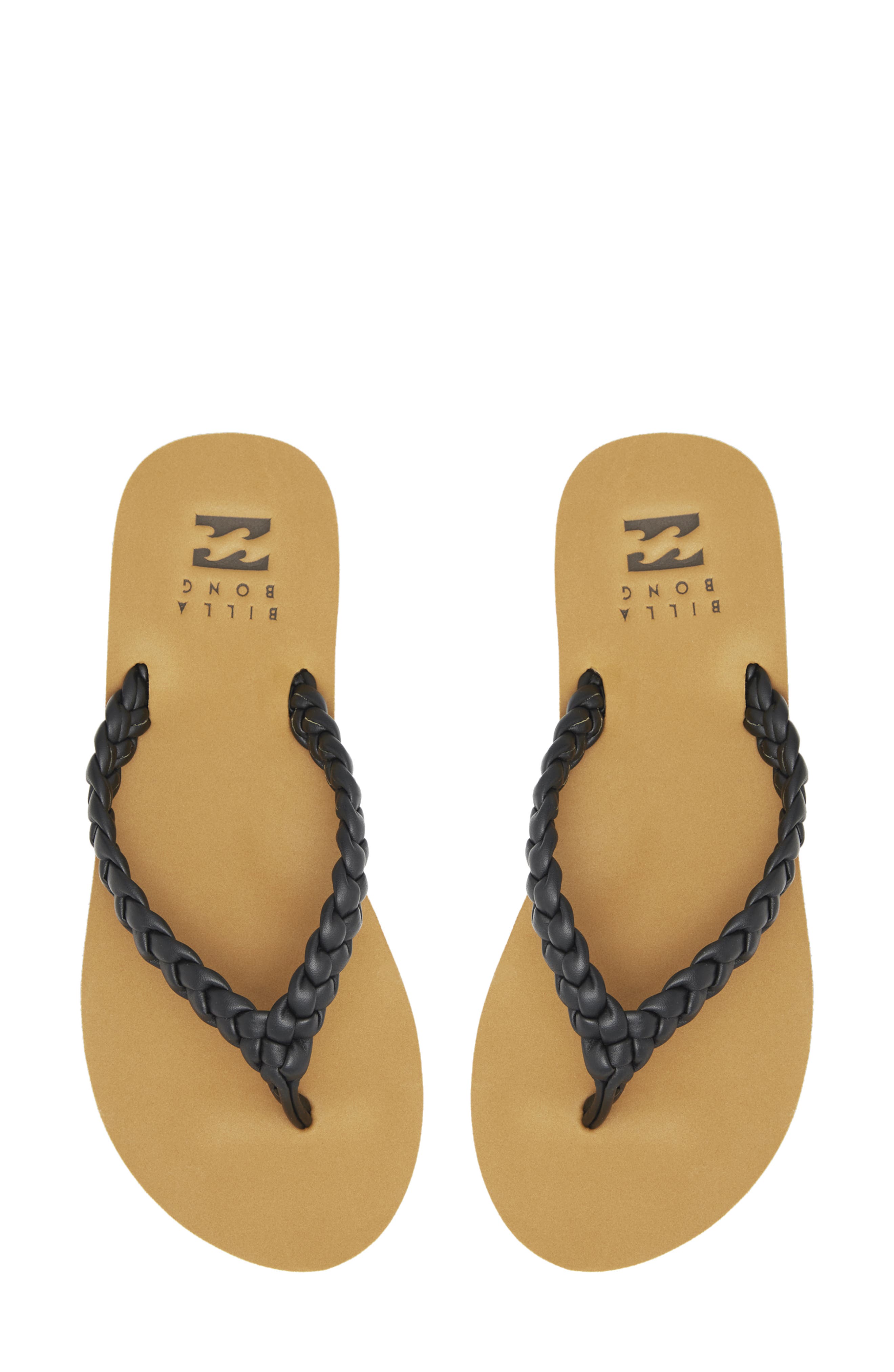 Billabong Onshore Braided Flip Flop, Alternate, color, 