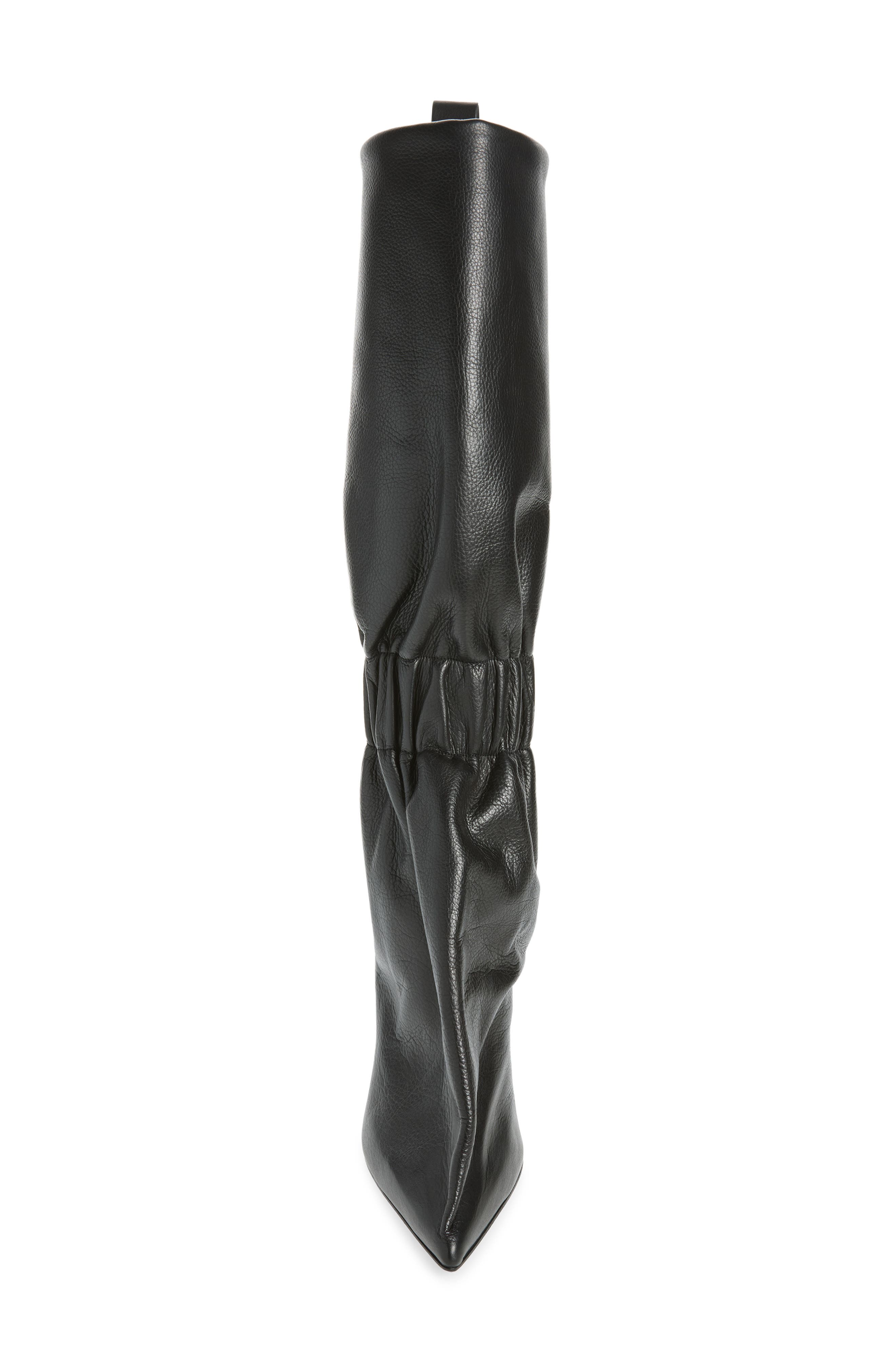 Cantitaquito Leather Boot, Alternate, color, BLACK