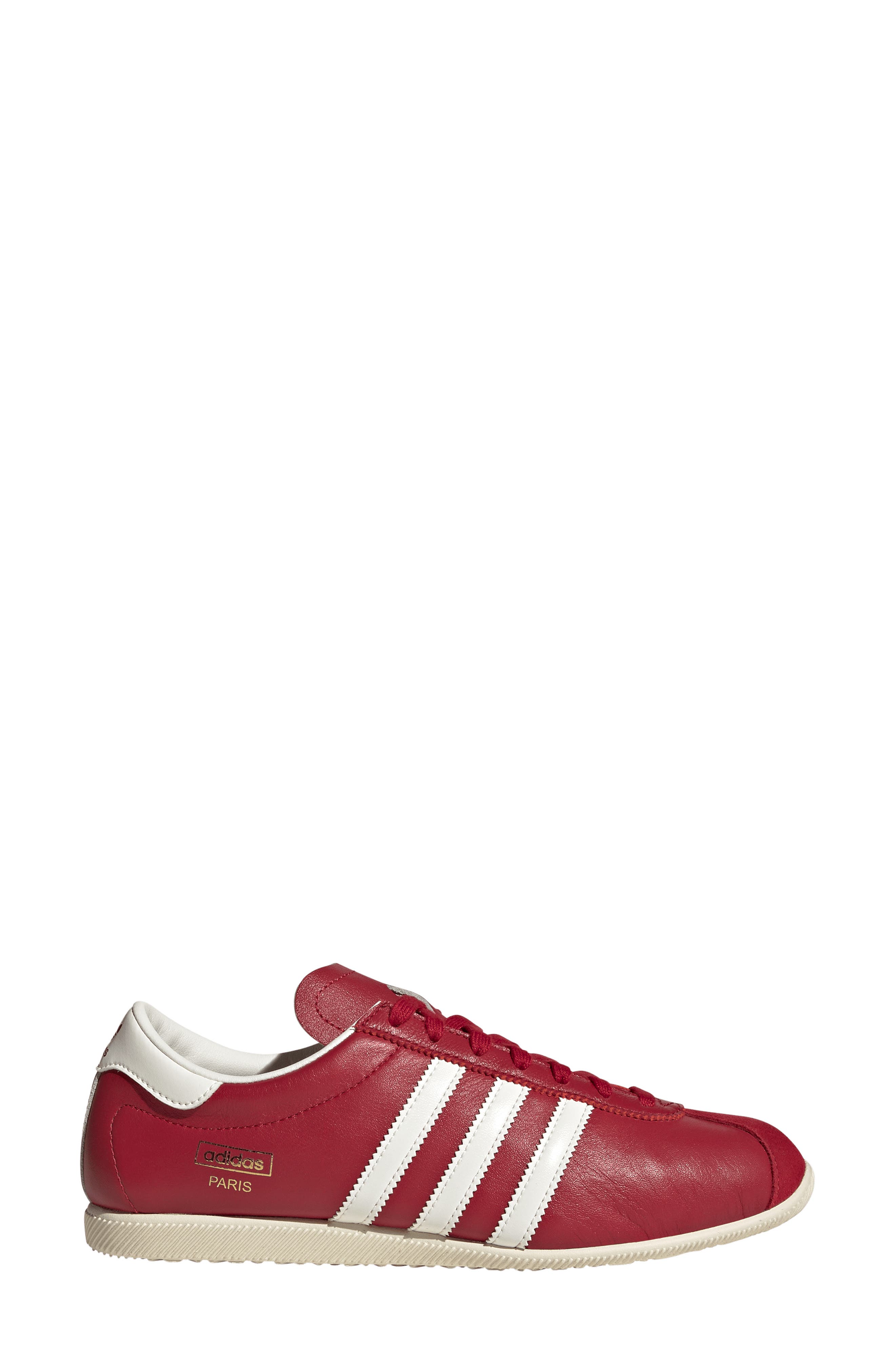 Paris Sneaker, Alternate, color, VICTORY RED/ OFF WHITE/ CREAM