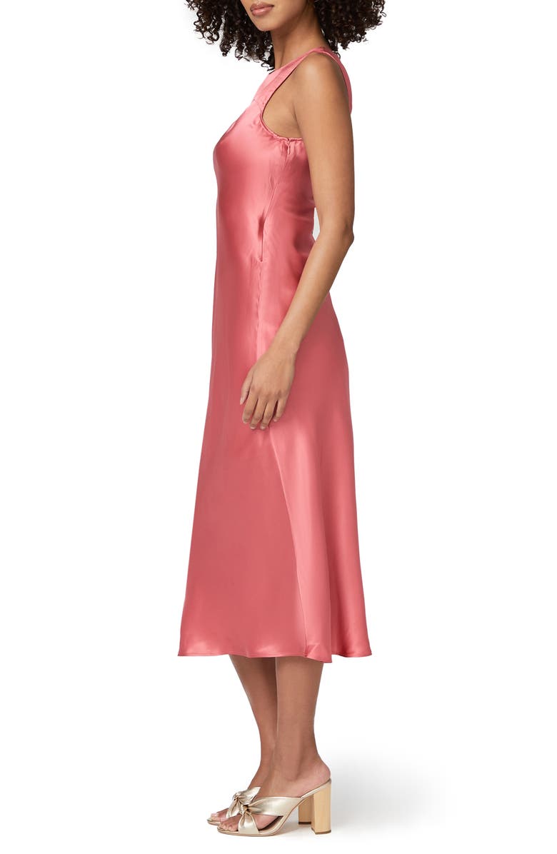 PAIGE Aurem Cutout Silk Dress, Alternate, color, 