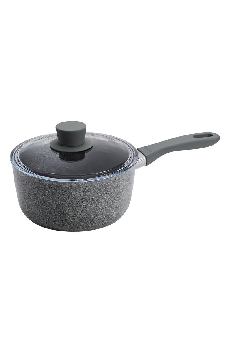 ZWILLING 2.9-Quart Nonstick Saucepan with Lid, Main, color, Grey