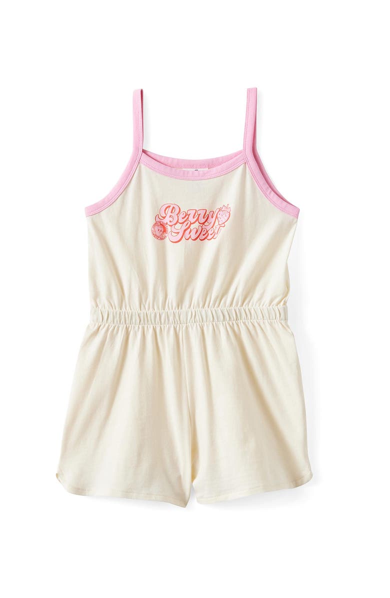 Cotton On Kids Kid's Maisy Playsuit, Main, color, Dark Vanilla Berry Sweet