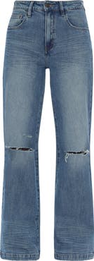 Bayeas High Waist Wide Leg Jeans
