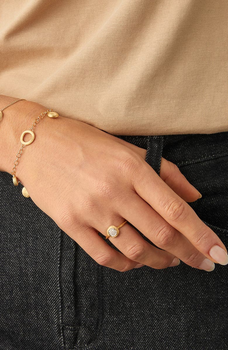 Marco Bicego Jaipur Pavé Diamond Ring, Alternate, color, Yellow White Gold