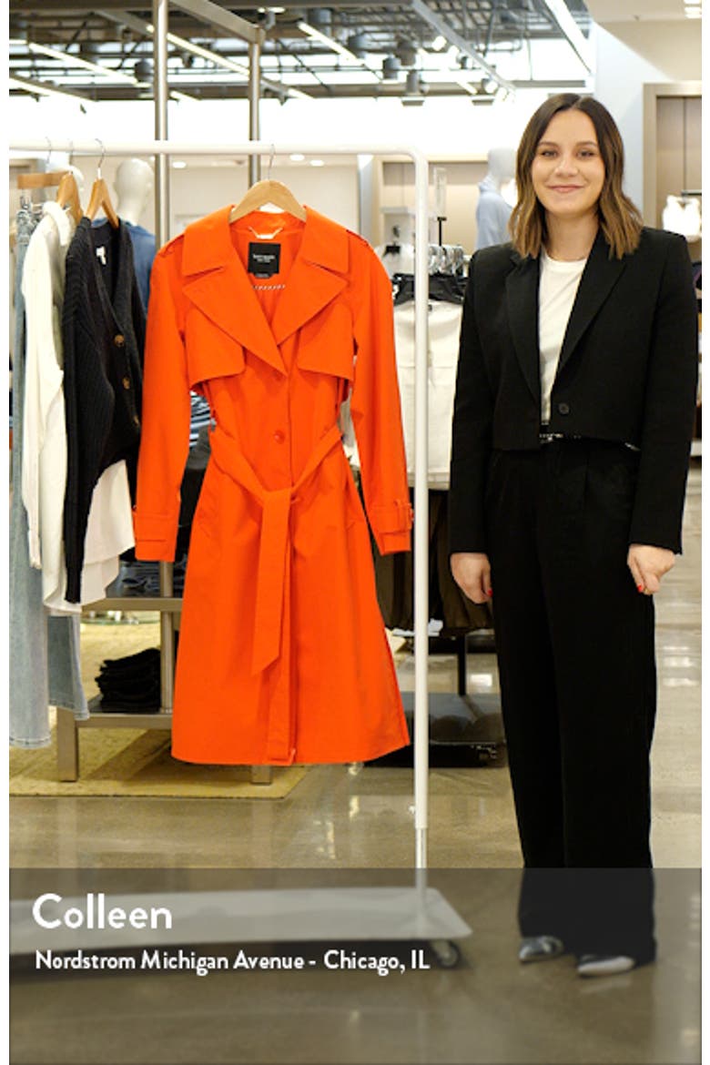water resistant trench coat video