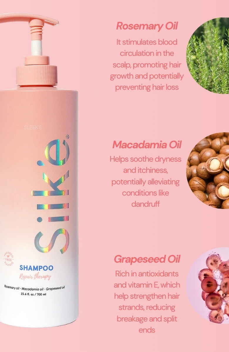 SLEEKE HAIR Silk'e Shampoo and Conditioner Gift Set, Alternate, color, Light Pink