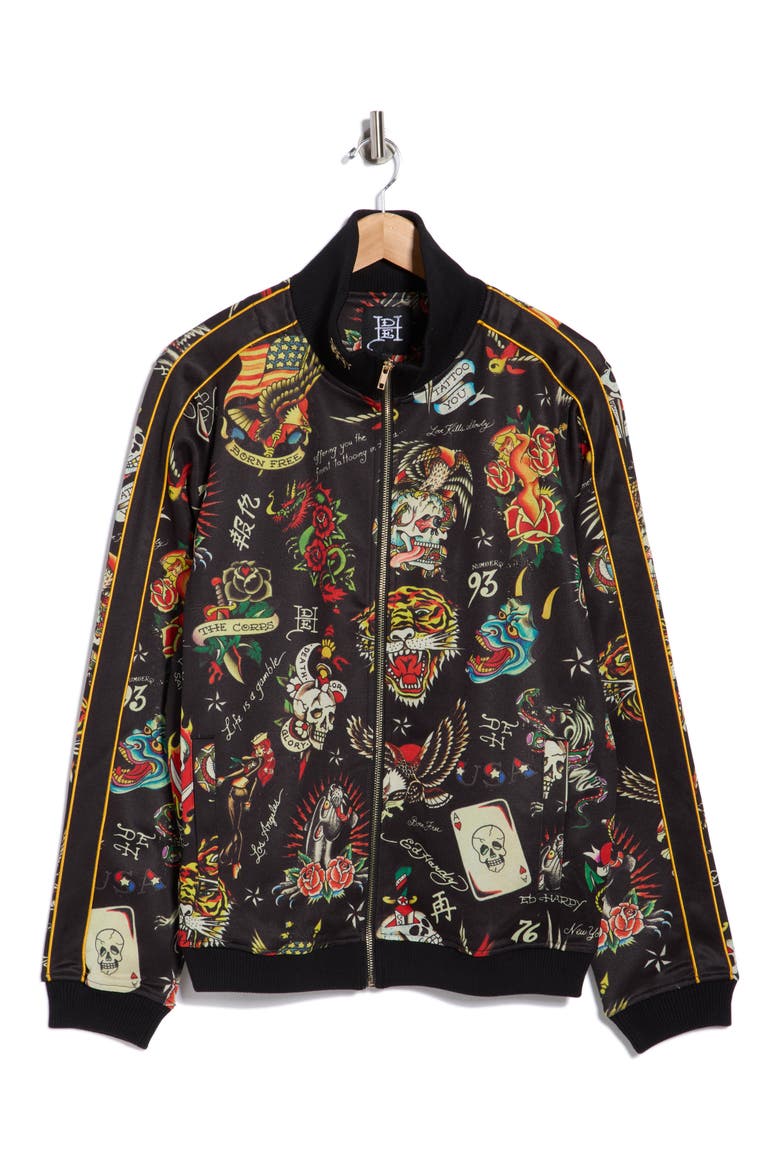 Flashboard Track Jacket, Alternate, color, BLACK