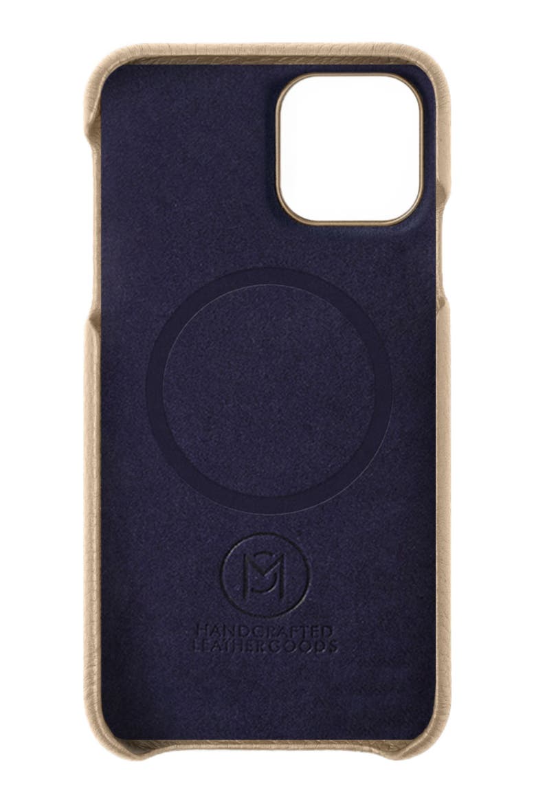Leather Phone Case iPhone 15, Alternate, color, Saharan Nude