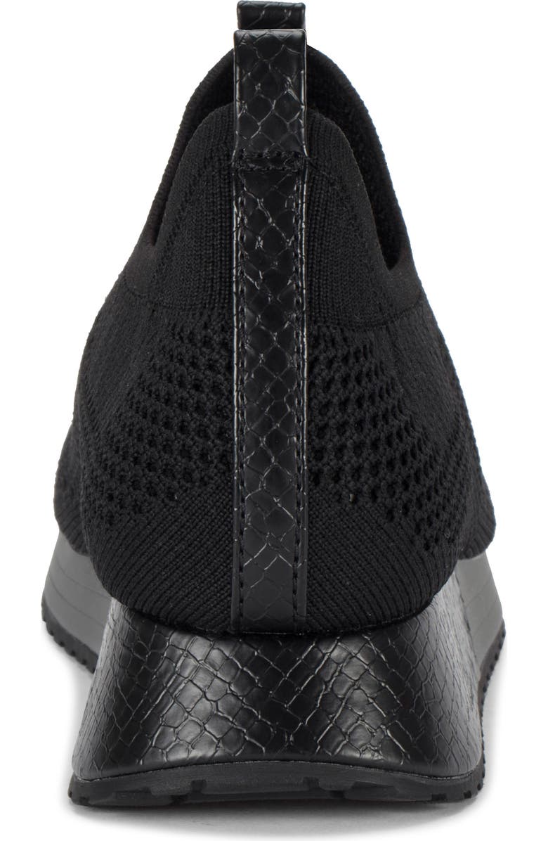 BARETRAPS Pringer Knit Slip-On Sneaker, Alternate, color, Black