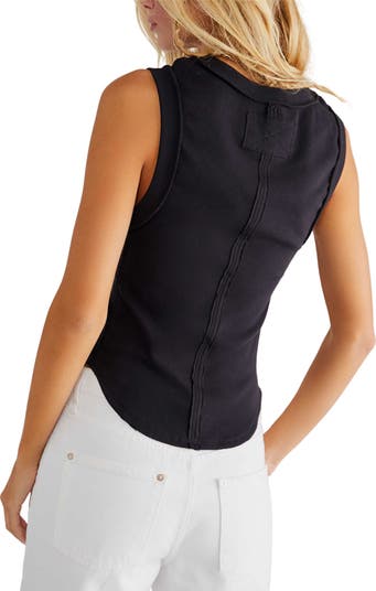 Kate Rib Stretch Cotton Tank