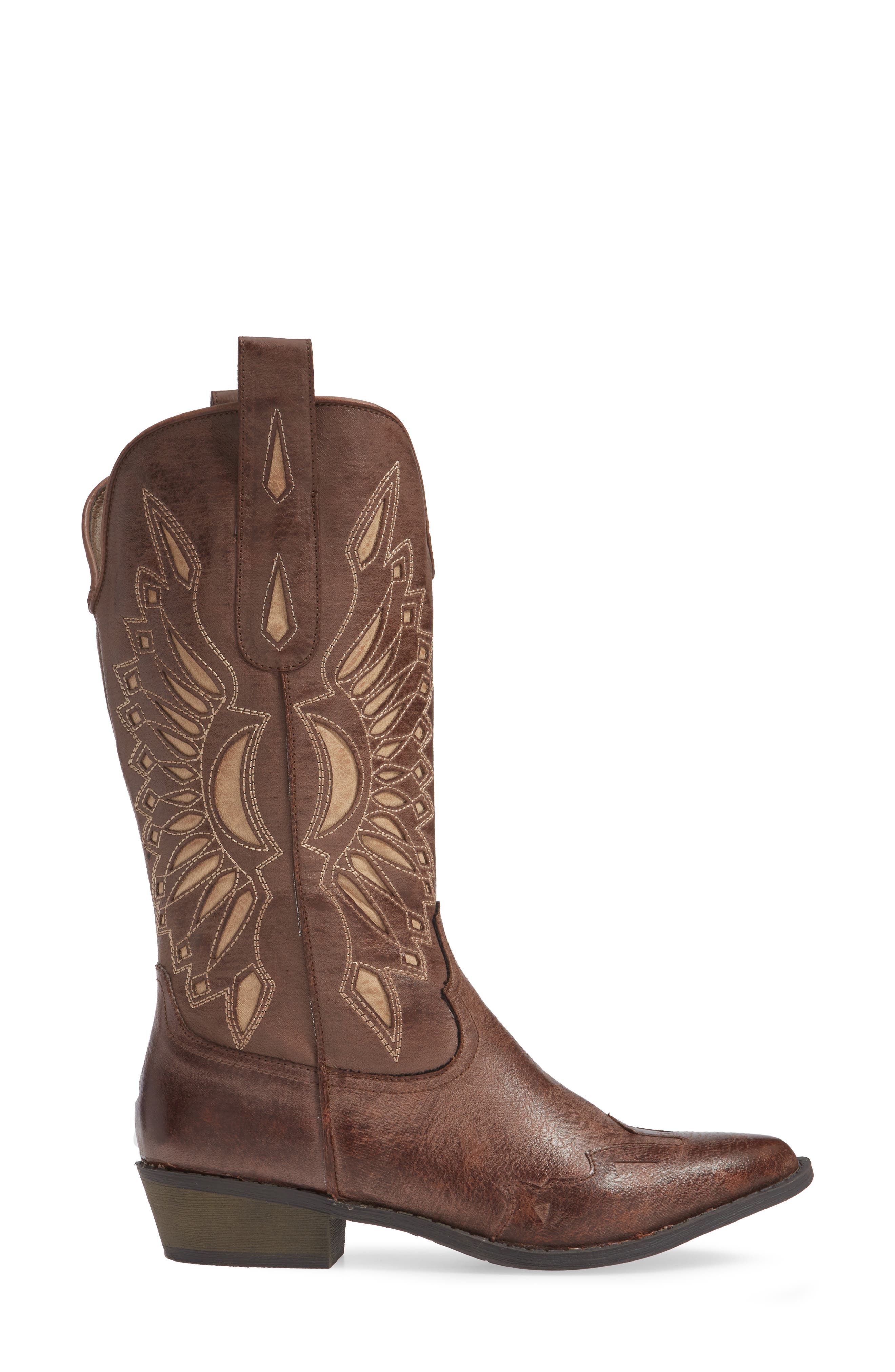 Coconuts by Matisse Bandera Boot, Alternate, color, Chocolate/ Beige