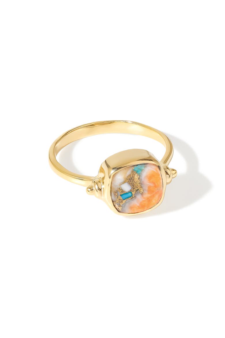 Gemstone Ring, Alternate, color, ORANGE