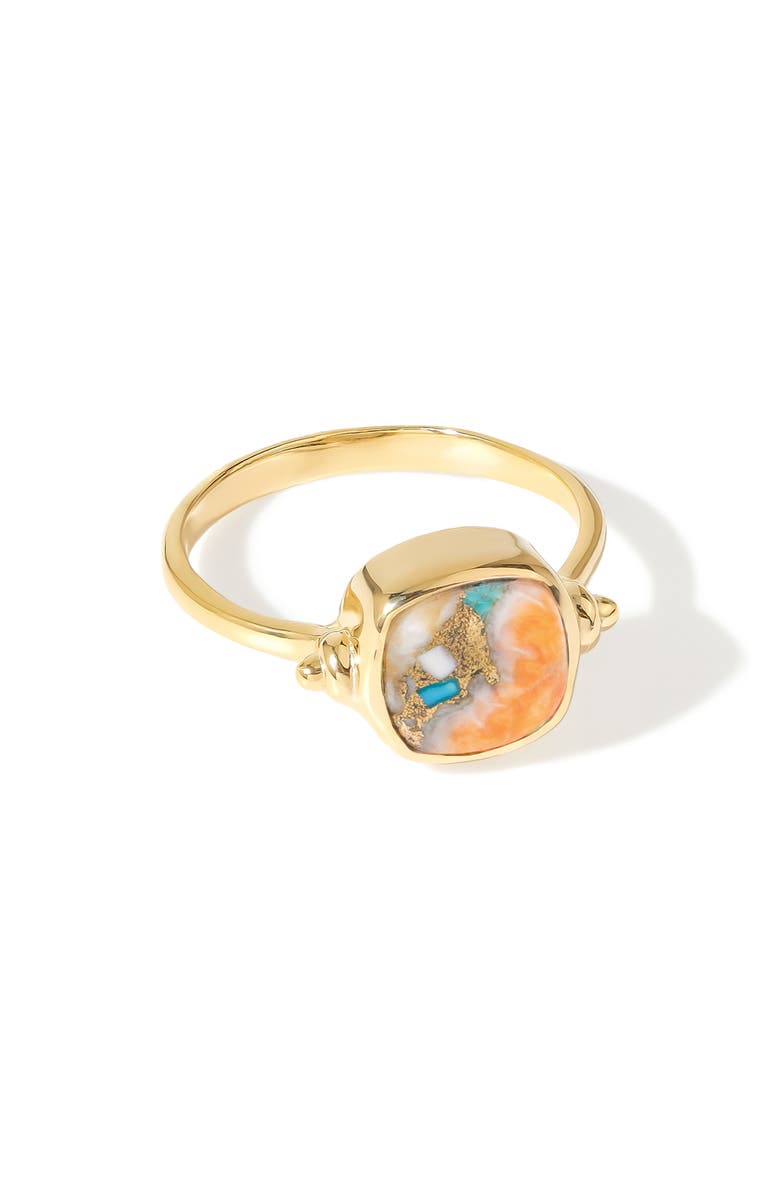 YS GEMS Gemstone Ring, Alternate, color, Orange