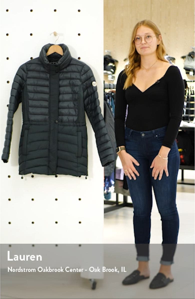 Mixed Media Packable Puffer Jacket, sales video thumbnail