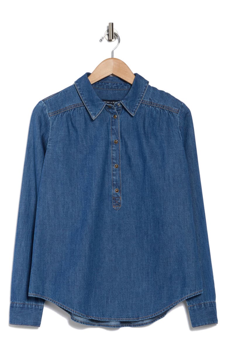 Veronica Beard Cambrie Shirt, Alternate, color,