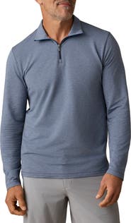 Faherty Movement Quarter Zip Pullover