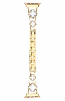 BCBG Mother-of-Pearl Clover Apple Watch® Watchband