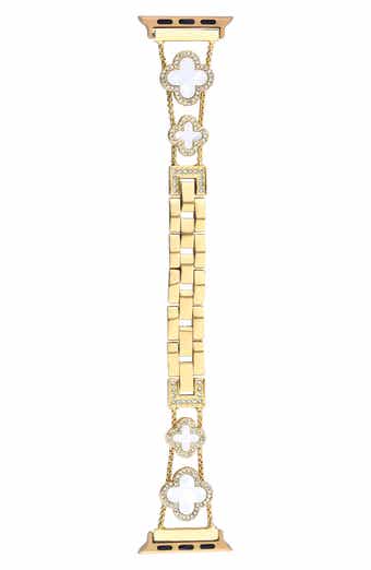 BCBG Mother-of-Pearl Clover Apple Watch® Watchband