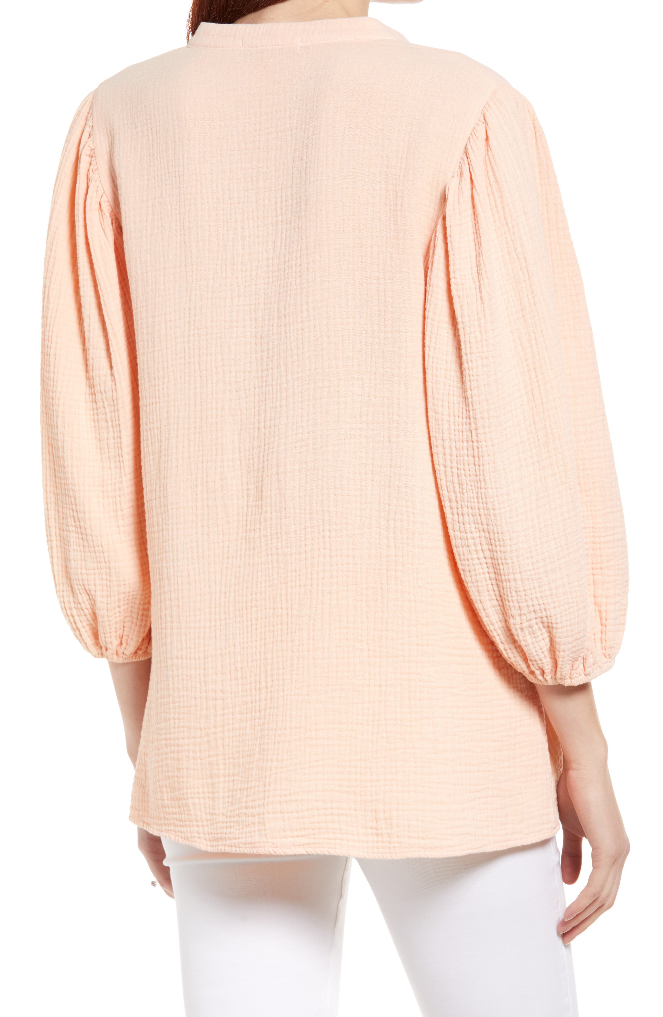 Puff Sleeve Maternity Blouse - image 2