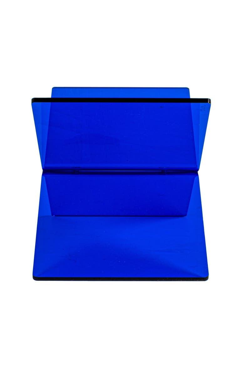 Acrylic Kitchen Cookbook Holder, Blue, Alternate, color, Blue