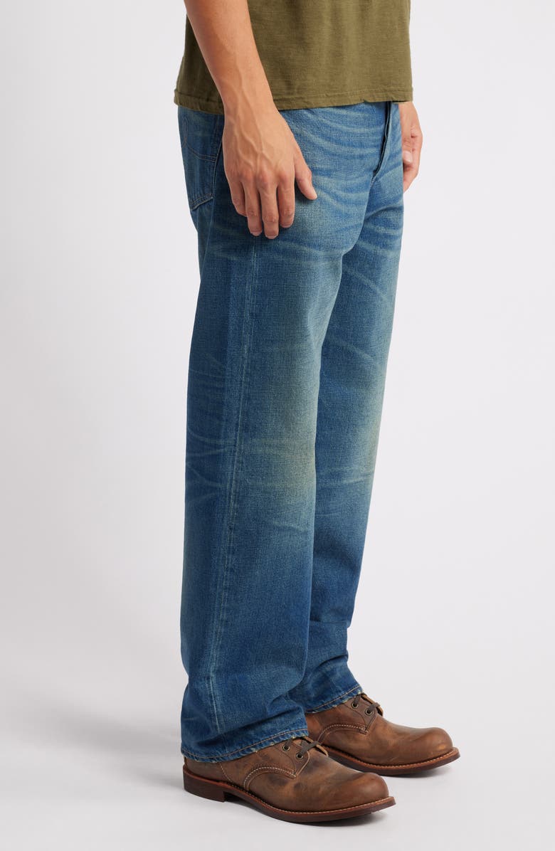 Double RL Cotton Selvedge Jeans, Alternate, color, 